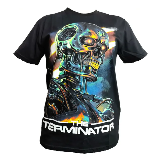 Remera Película Retro The Terminator T-800 Fotoluminiscente