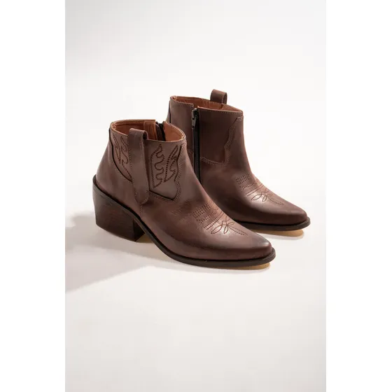 Bota Texana Vita Bella Mujer Cuero - Packers