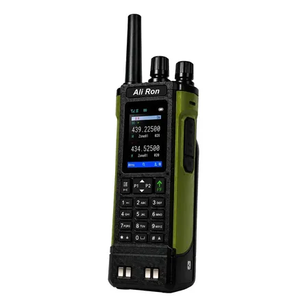 Radio Comunicadordmr Uv32 10w Digital Gps Bluetooth Dual999c Preto Uhf, Vhf 127/220v
