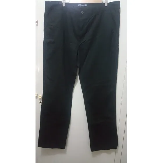 Pantalón Hombre.nuevo.t.xl.negro, Gabardina.corte Clásico.