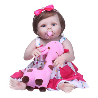 Muñeca Reborn De Silicona De 22 Pulgadas, Muñeca Recién Muñeca Reborn De Silicona De 22 Pulgadas, Muñeca Recién
