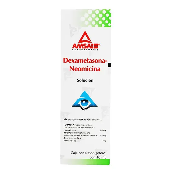 Dexametasona/neomicina 1.0mg/3.5mg/ml Caja Con Frasco Con 1 