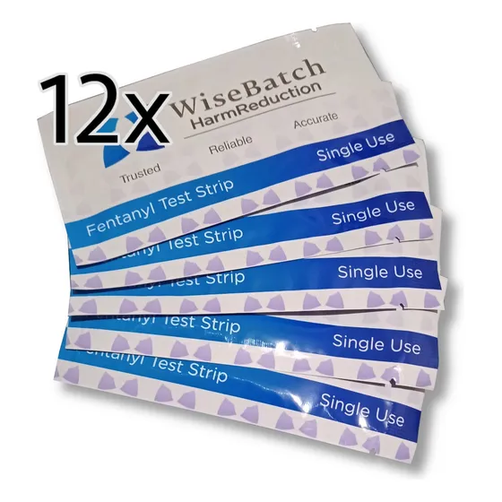Tiras Para Detección De Fentanilo. 12 U. Fentanyl Teststrips