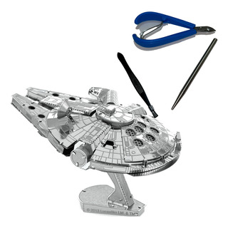 El Rompecabezas 3d Metal Kit Pinza+halcon Milenario Starwars El Rompecabezas 3d Metal Kit Pinza+halcon Milenario Starwars