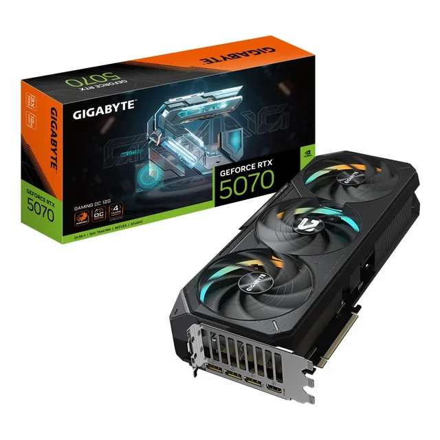 Placa De Video Gigabyte Geforce Rtx 5070 Ti Gaming Oc 16g