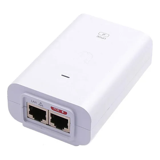Poe Ubiquiti Adaptador Inyector 48v 0.65a 30w Puerto Gigabit