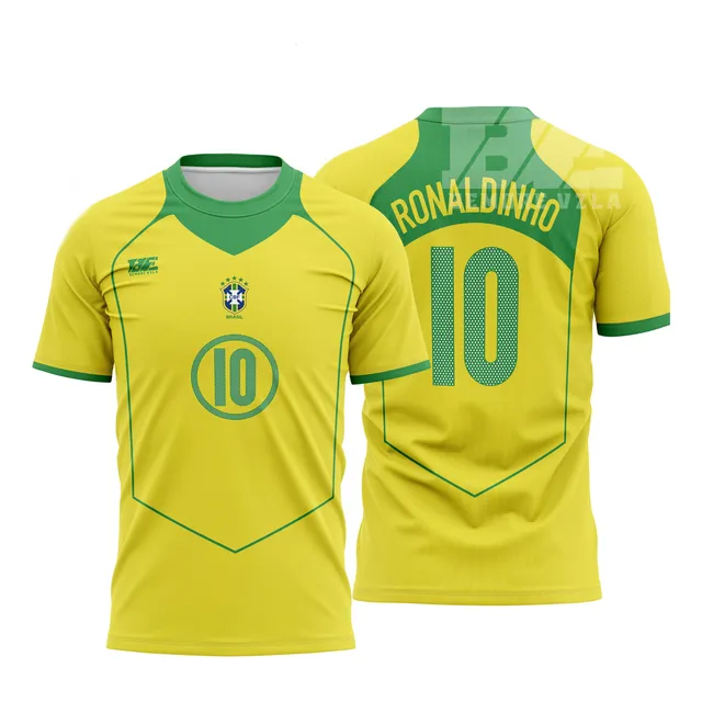 Franela De Futbol Selección De Brasil Mundial 2004