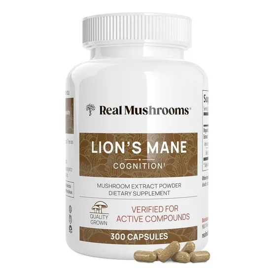 Melena De Leon 1000 Mg 300 Caps | Real Mushrooms Sin Sabor