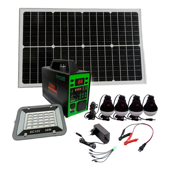 Generador solar estación de carga y panel y bombillos GDLifetime GD-150M