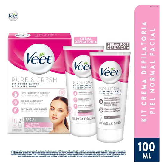 Veet Kit Crema Depilatoria Piel Normal 50ml