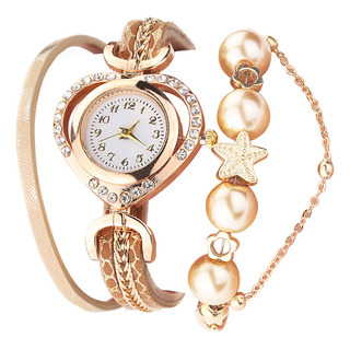 Pulsera Ccq Para Mujer, Vintage, Con Perlas Brillantes, Esfe Pulsera Ccq Para Mujer, Vintage, Con Perlas Brillantes, Esfe