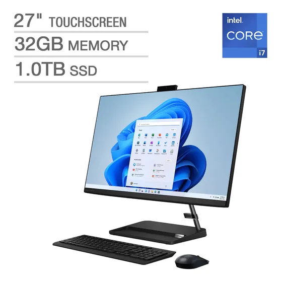 Lenovo Aio Ideacentre I7 Gen 13 32gb 1tb Ssd W11 27 Touch Es