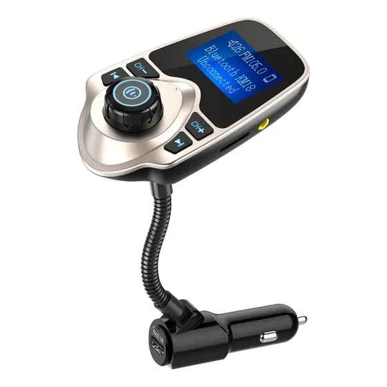 Adaptador Bluetooth Nulaxy Km18 Dorado Pantalla 3,6 Cm Tarje