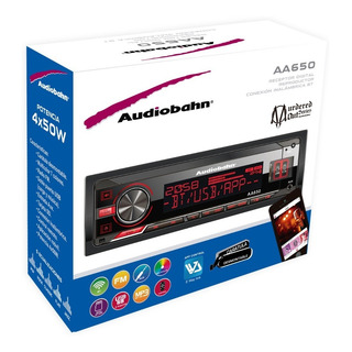 Estereo Bluetooth Usb Multicolor 4x50 Watts Audiobahn Aa650 Estereo Bluetooth Usb Multicolor 4x50 Watts Audiobahn Aa650