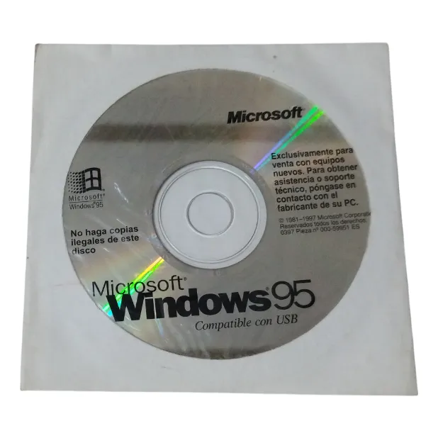 Cd-rom Microsoft Windows 95. Sellado Original