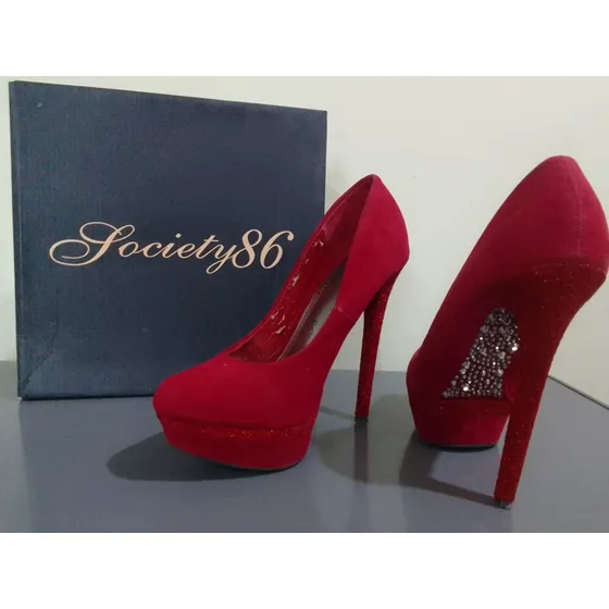 Zapatos Para Dama, Talla 37, Tacón 