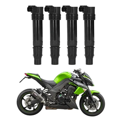 4 Bobina Ignição Cachimbo Kawasaki Z1000 Z10 Z1000 2003-2008