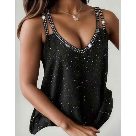 Musculosa Mujer Detalle Brillo Own Uruguay