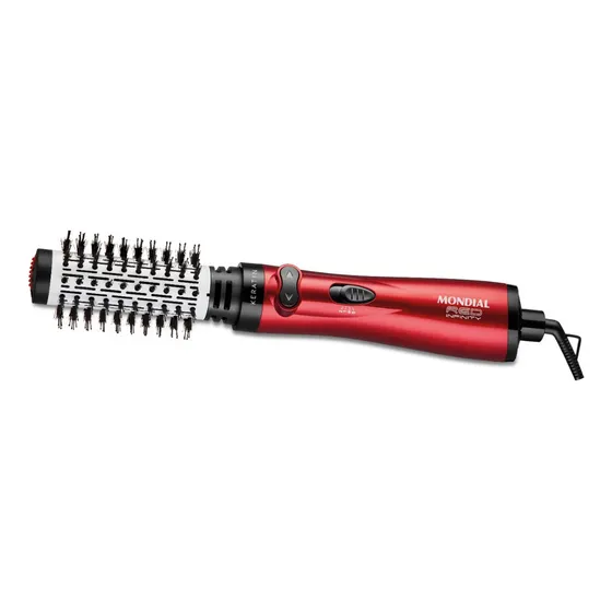 Escova Rotativa Infinity Keratin Mondial Vermelho Er-11-kr 127v