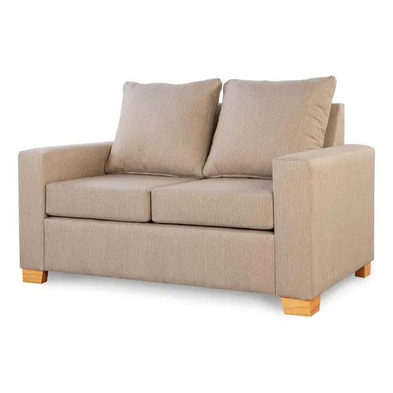 Sofá 2 cuerpos Sillón Munich Chenille Patas Regatones de PVC