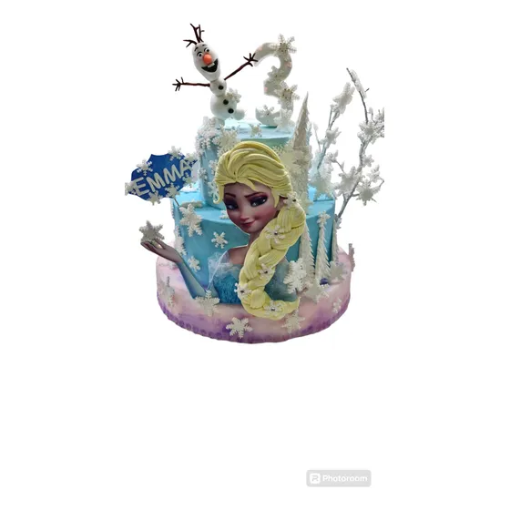 Torta Pisos Falsos Frozen