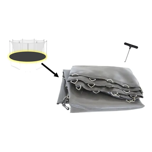 Cama Elastica Trampolin Brincolin 15 Pies, 4.5m/96ojal