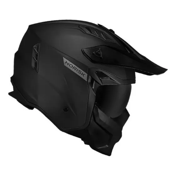 Capacete Norisk Darth Fs726x Preto Fosco Fosco 4 Em 1