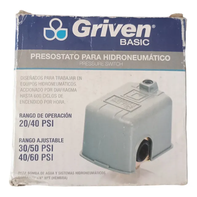 Presostato Para Hidroneumatico 20-40 Psi (usado)
