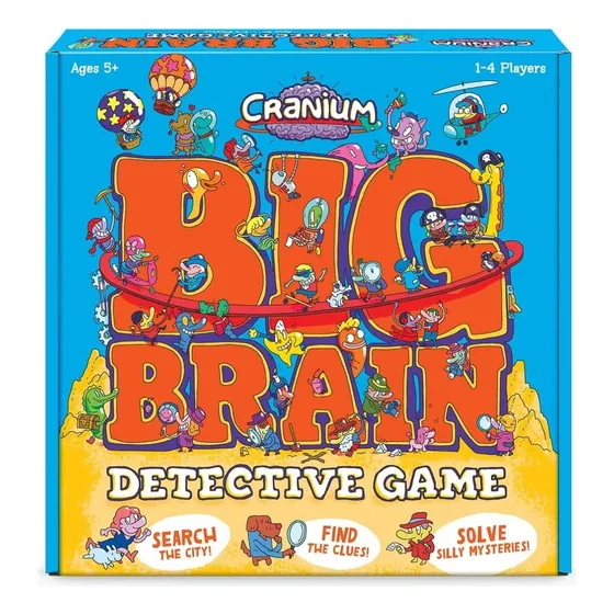 Funko Cranium Big Brain Detective Game For 1-4 Players Age