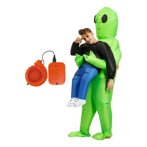 Alien Inflable Disfraz Traje Mujer Hombre Navidad Halloween