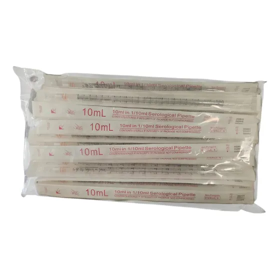 Pipeta Serológica 10ml Estéril Dna-rnasa Free 50/pk C/filtro