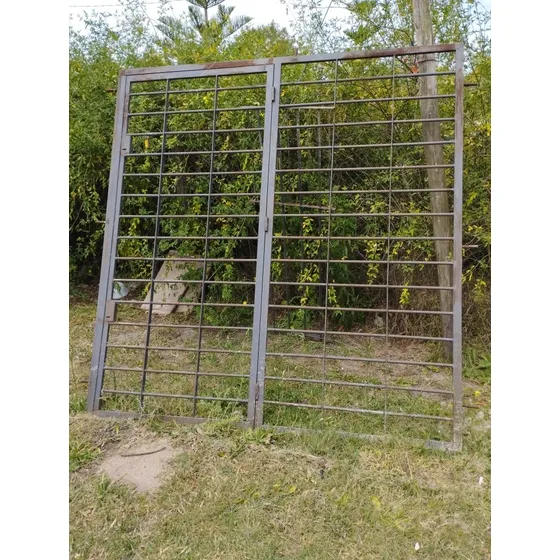 Puerta Reja 215 X 205 En Excelente Estado Doble Cerradura 