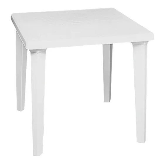 Mesa Plastico Cuadrada 75x75 Patas Desmontables Colombraro