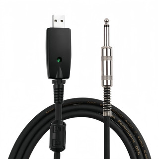 Cabo Interface De Áudio P10 Usb Para Guitarra Baixo Rock Pc Cabo Interface De Áudio P10 Usb Para Guitarra Baixo Rock Pc