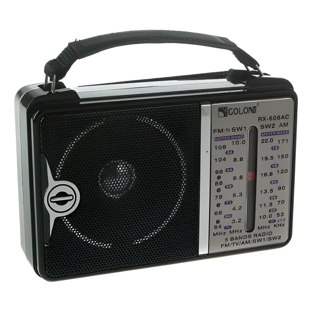 Radio Am/fm Pila Y Corriente 4 Bandas