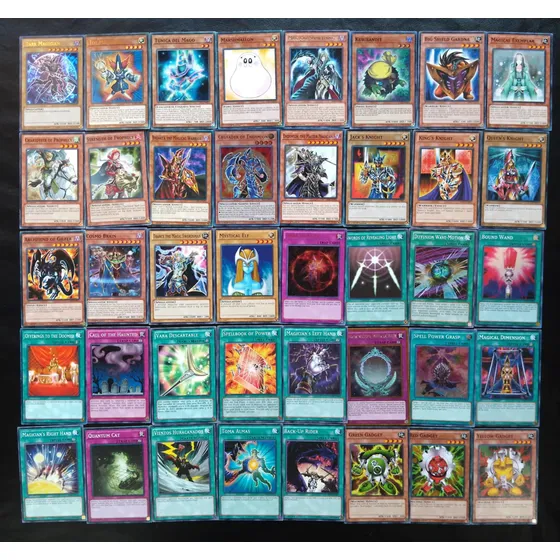 Yugioh Tcg Deck Mazo Dark Magician Mago Oscuro - Nova009