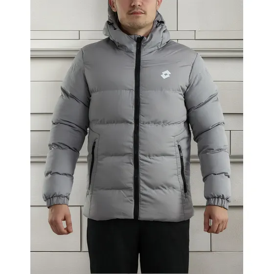 Campera Lotto Abrigada Invierno Inflada Con Capucha Adulto