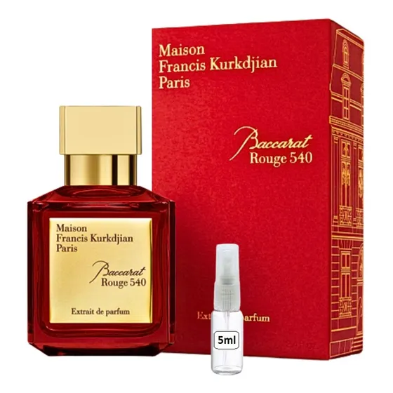 Perfume Baccarat Rouge 540 Original 5ml + Brinde !