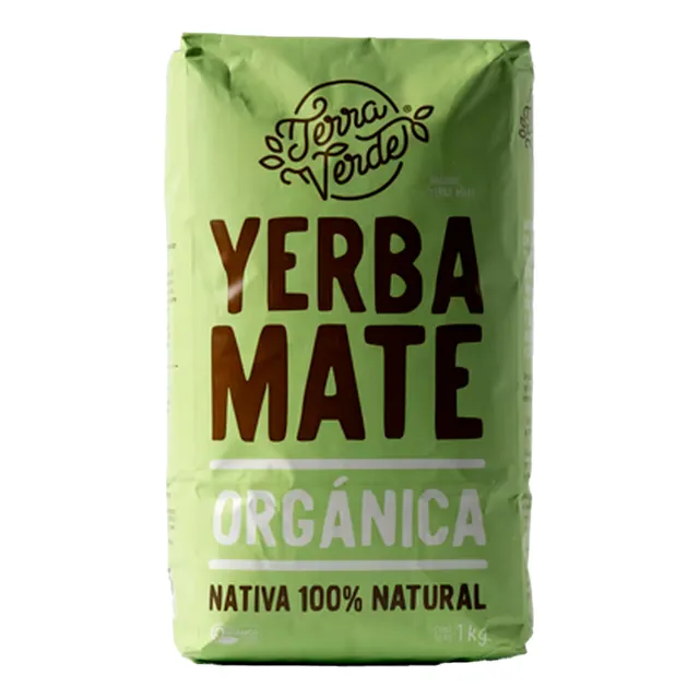 Yerba Mate Orgánica Nativa 100% Natural Terra Verde 1 Kilo