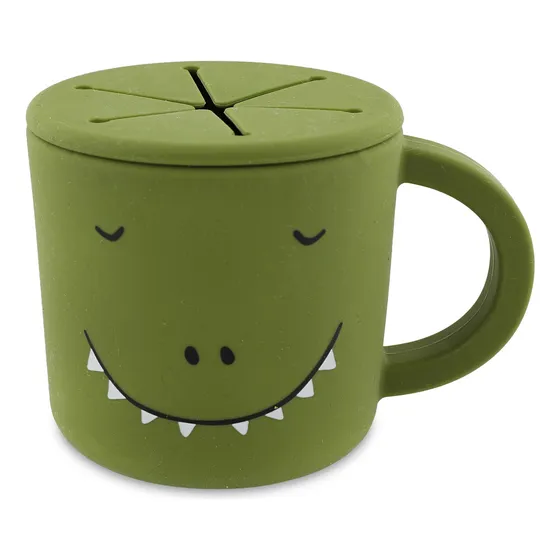Taza Tazon Infantil Snaks Animalitos Silicona Bebes Trixie
