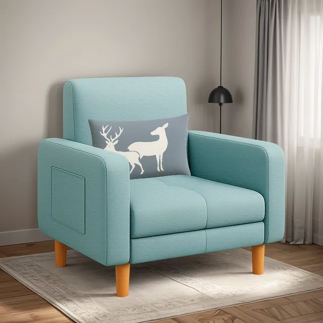 Poltrona Moderna Minimalista Comodidad Y Estilo