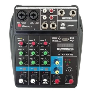 Interfaz Interface De Audio Usb Bluetooth Mezcladora 4 Ch Interfaz Interface De Audio Usb Bluetooth Mezcladora 4 Ch