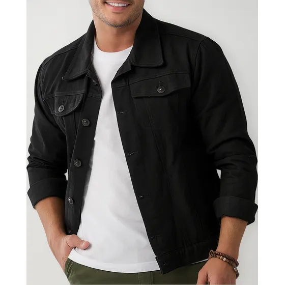 Chaqueta Samuel Negro Para Hombre Croydon