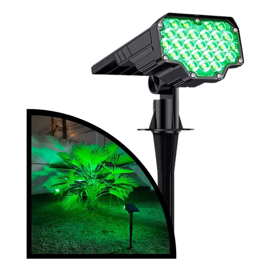 Luz Para Jardim Forte 100% Solar Acende Sozinha A Noite 
