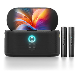 Altavoz Bluetooth Karaoke Machine Ikarao Con Pantalla Y 2 Mi Altavoz Bluetooth Karaoke Machine Ikarao Con Pantalla Y 2 Mi