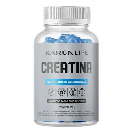 Creatina Monohidratada 150 Gomitas Premium Karun Life