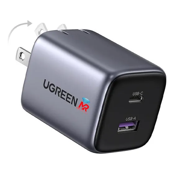 Ugreen 15538 35w Usb C Charger, Nexode 2ports Gan