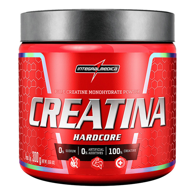 Creatina 100% Pura 300g Hardcore