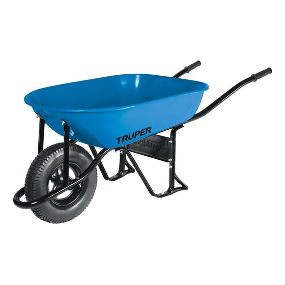 Carretilla 5.5 Ft3 Neumática, Bastidor Tubular, Truper 11752