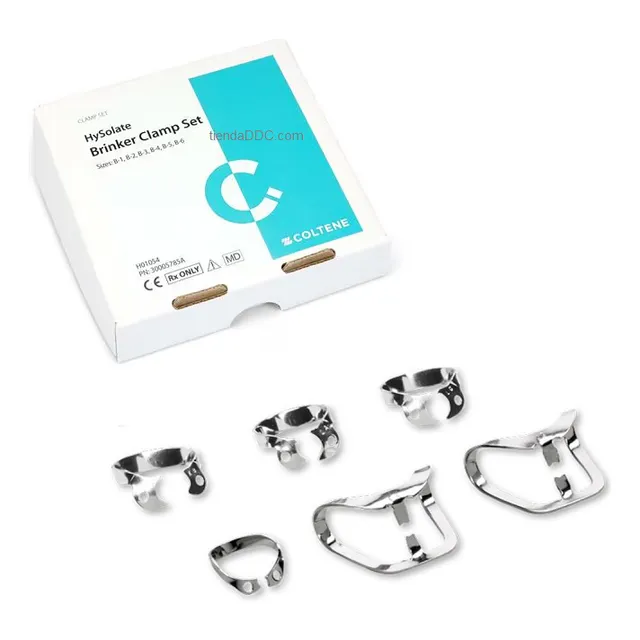 Grapas Hysolate Brinker Clamp Set Dental C/6